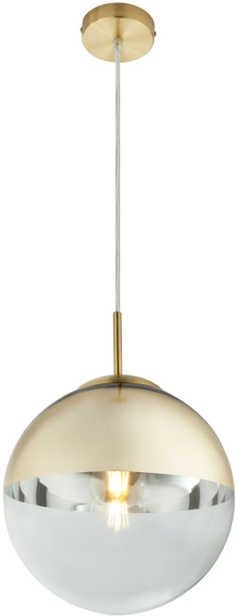 Globo Lighting Varus závěsné svítidlo 1x40 W průhledná-zlatá 15856