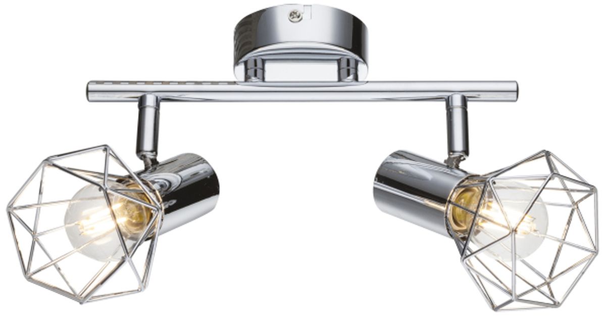 Globo Lighting Xara I stropní světlo 2x40 W chrom 54802-2