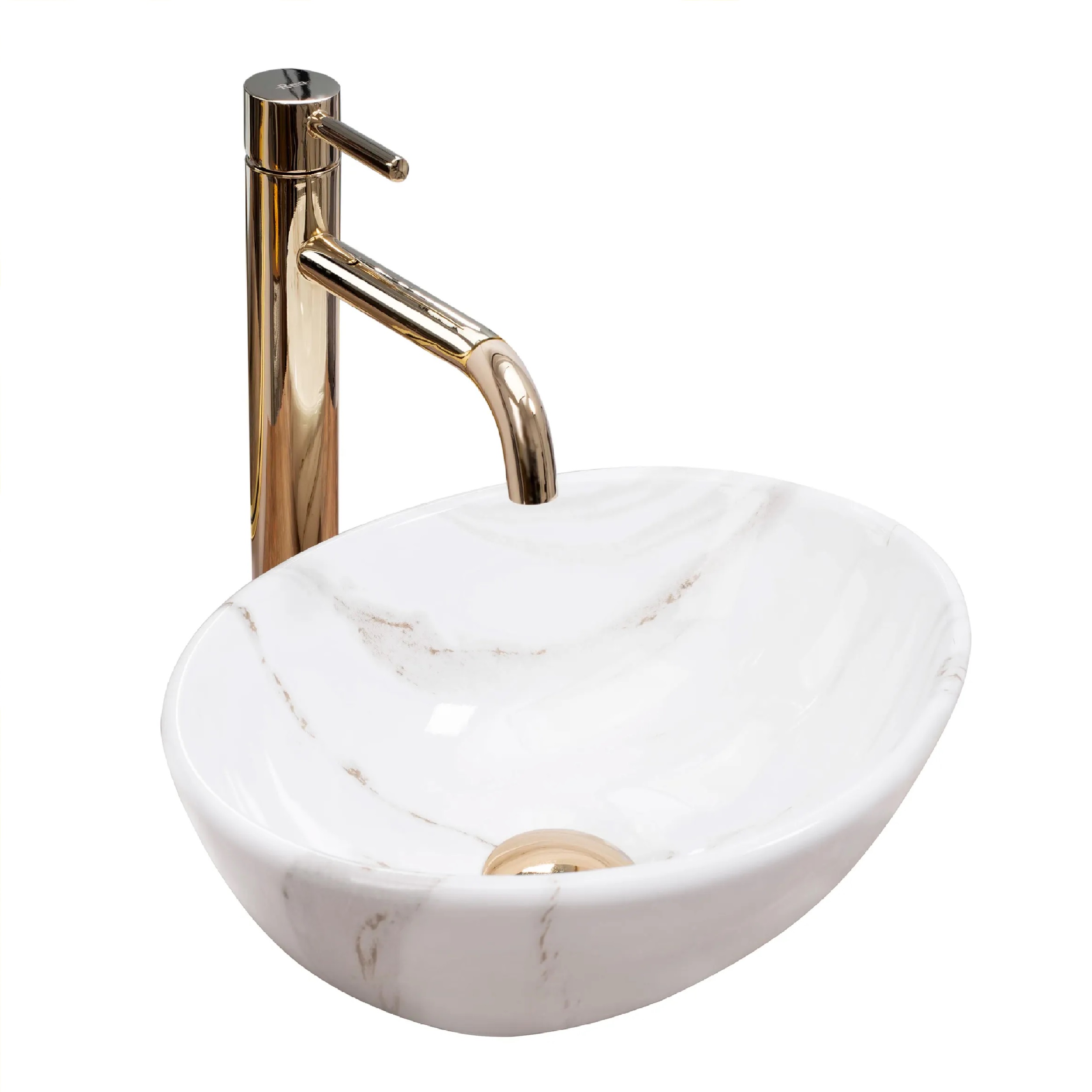 Rea Sofia umyvadlo 34x27 cm oválné na pult REA-U8014