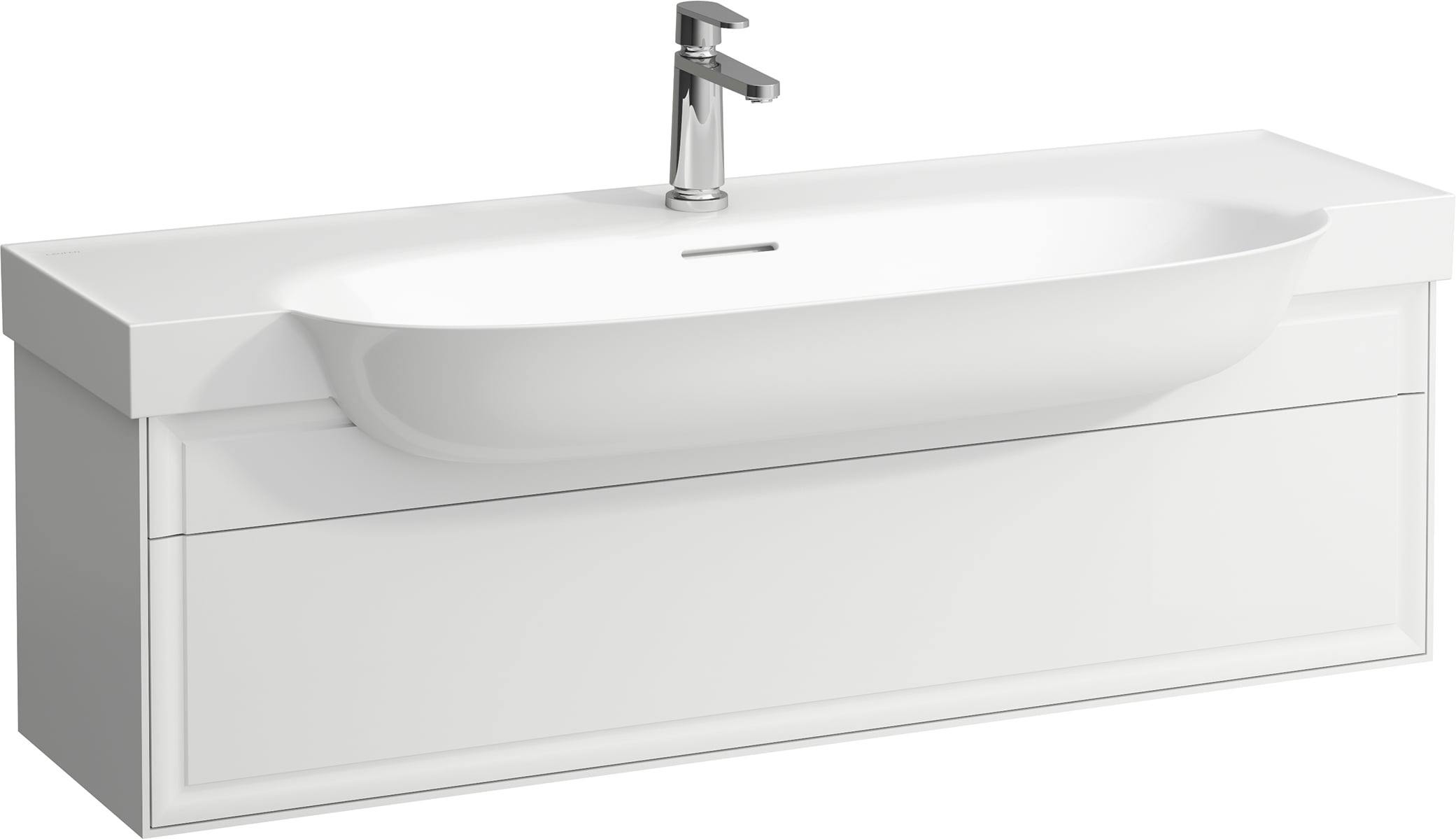 Laufen The New Classic skříňka 117.6x31.6x34.4 cm pod umyvadlo závěsná bílá H4060510856311