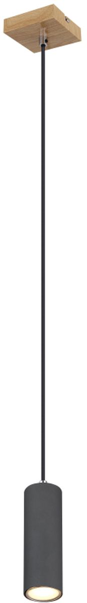 Globo Lighting Robby závěsné svítidlo 1x35 W dřevo-grafitová 57911HG