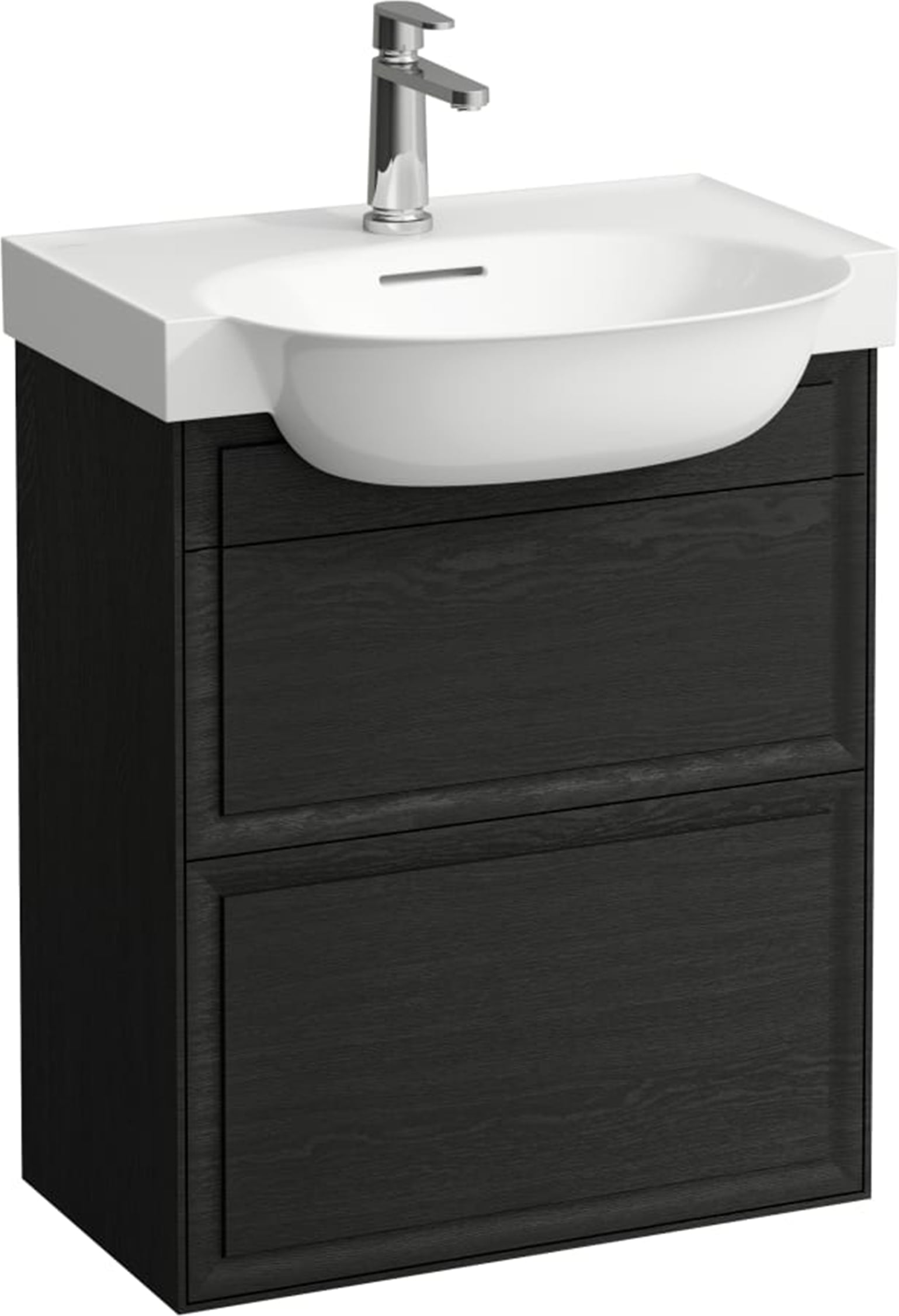 Laufen The New Classic skříňka 57.6x31.6x67.7 cm závěsná pod umyvadlo černá H4060320856281
