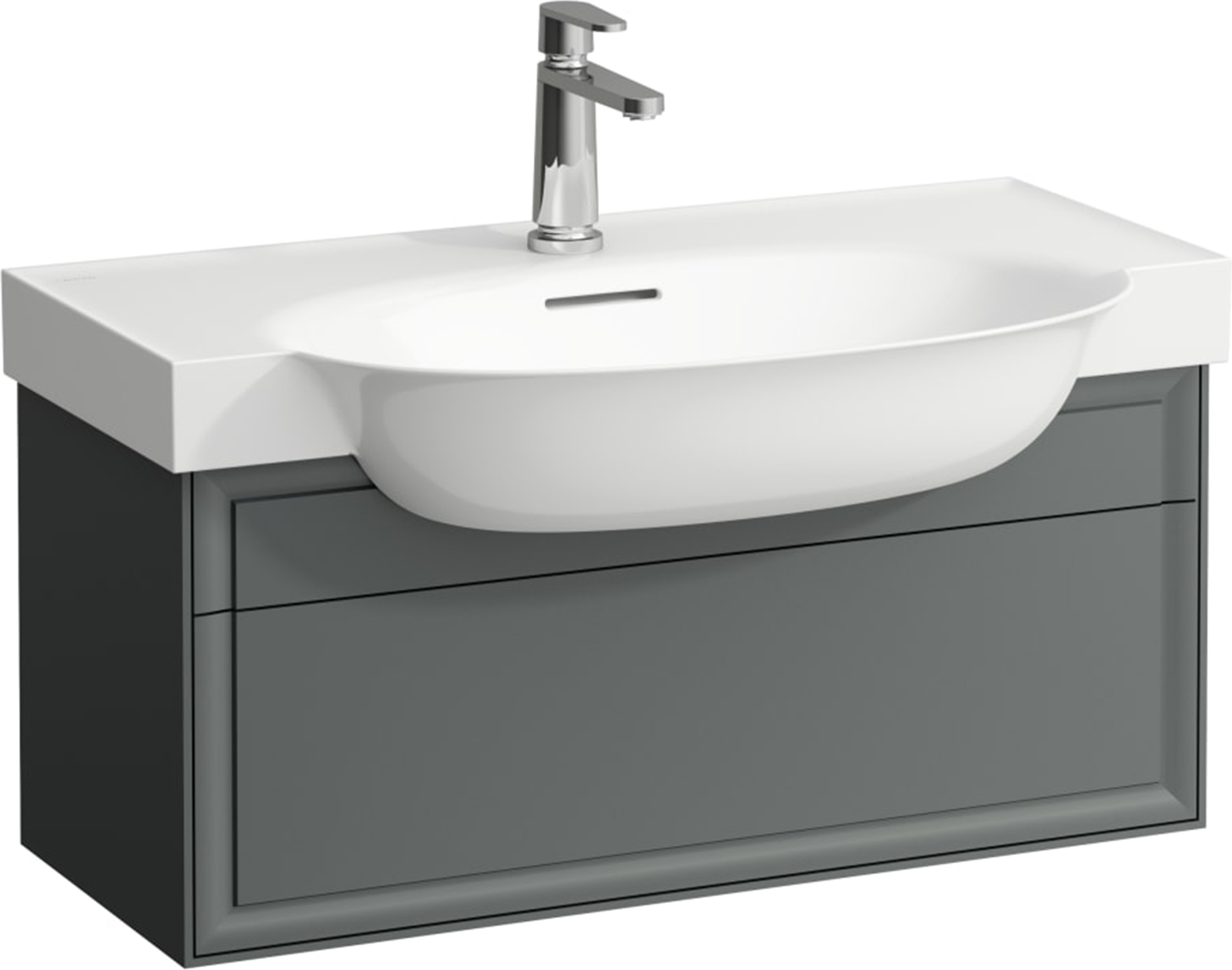 Laufen The New Classic skříňka 77.7x31.6x34.4 cm závěsná pod umyvadlo šedá H4060410856271