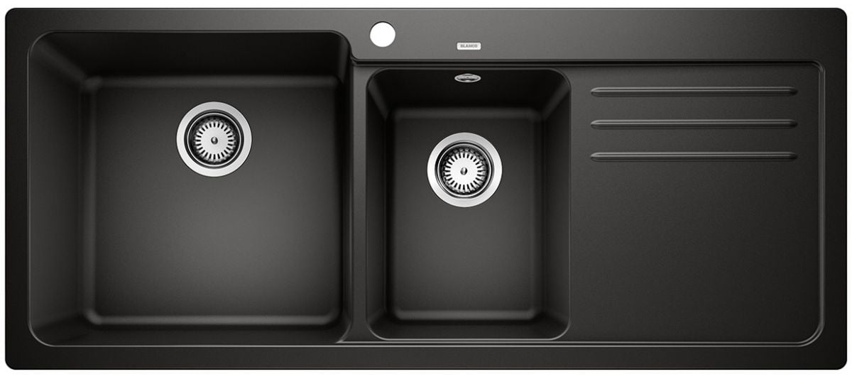 Blanco Naya 8 S granitový dřez 116x50 cm černá 525945