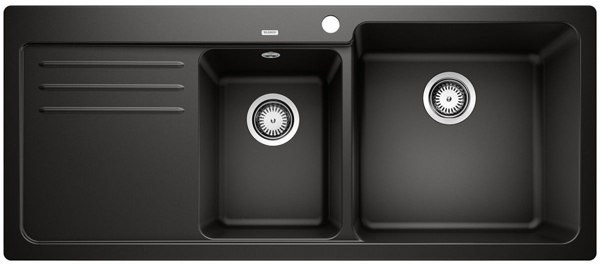 Blanco Naya 8 S granitový dřez 116x50 cm černá 525946