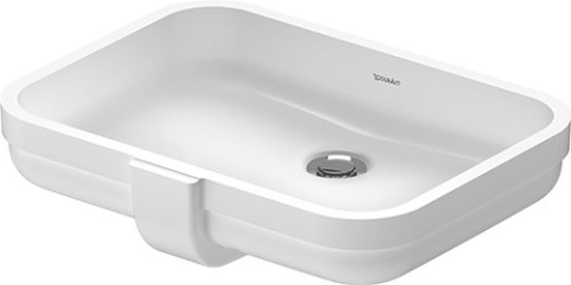 Duravit Soleil by Starck umyvadlo 52.5x40.5 cm obdélníkový pod pult bílá 0397490060