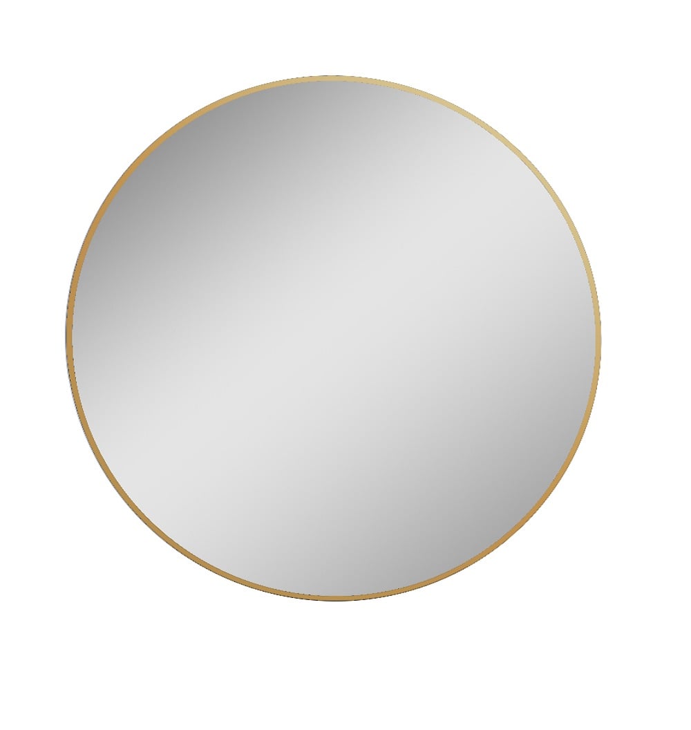 Elita Sharon Round zrcadlo 80x80 cm kulatý s osvětlením zlatá RE060802015570