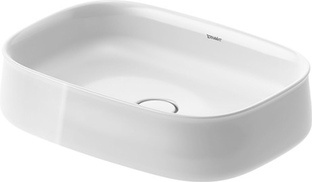 Duravit Zencha umyvadlo 55x39 cm oválný na pult bílá 2373550079