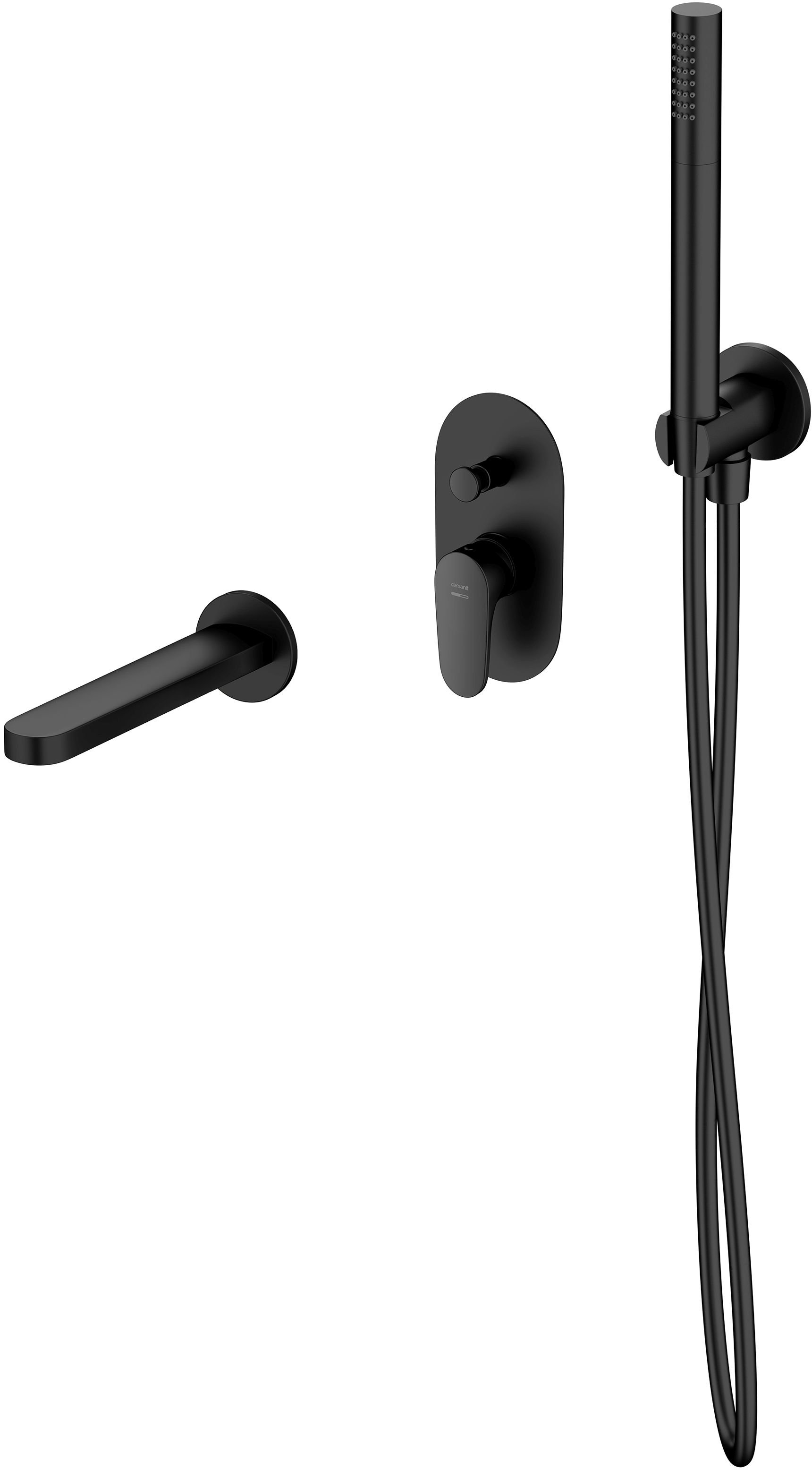Sada vanová baterie Cersanit Inverto S951-282, sprchová sada Cersanit Inverto S951-709, S951-557