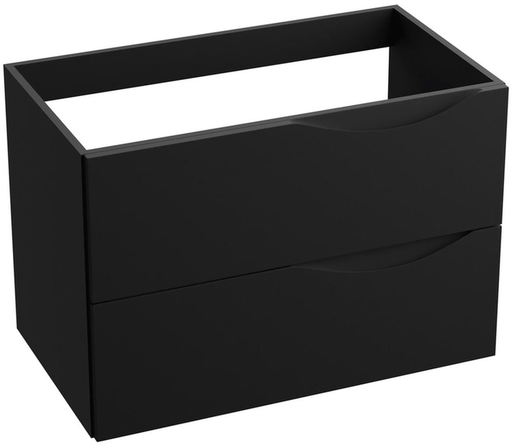 LaVita Kolorado skříňka 80.5x46x54.2 cm pod umyvadlo závěsná černá 5900378324737