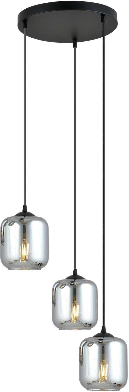 Emibig Storm 3 Premium závěsné svítidlo 3x40 W černá 1176/3PREM