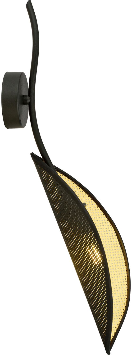 Emibig Lotus nástěnné svítidlo 1x10 W černá-zlatá 1106/K1