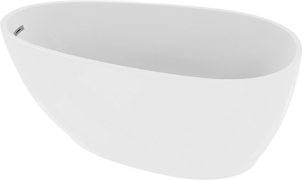 LaVita Lacrima volně stojící vana 170x80 cm oválná bílá 5900378315209