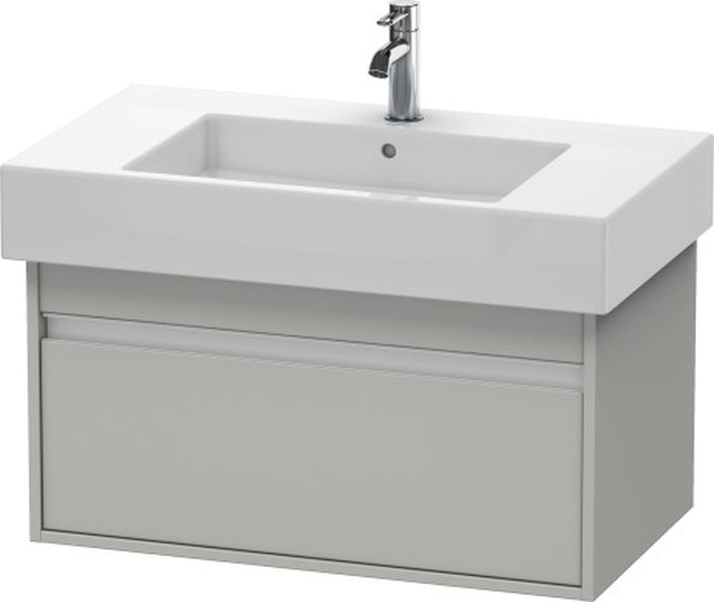 Duravit Ketho skříňka 80x45.5x41 cm závěsná pod umyvadlo šedá KT669000707