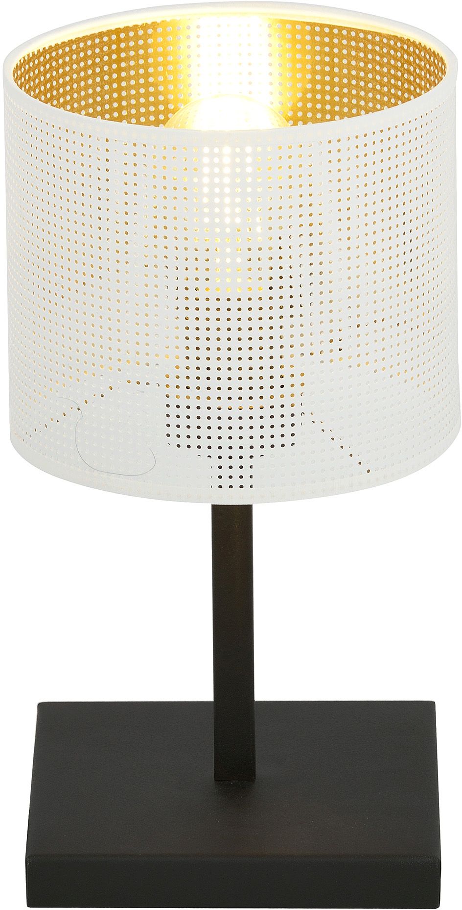 Emibig Jordan stolní lampa 1x60 W bílá-černá-zlatá 1145/LN1