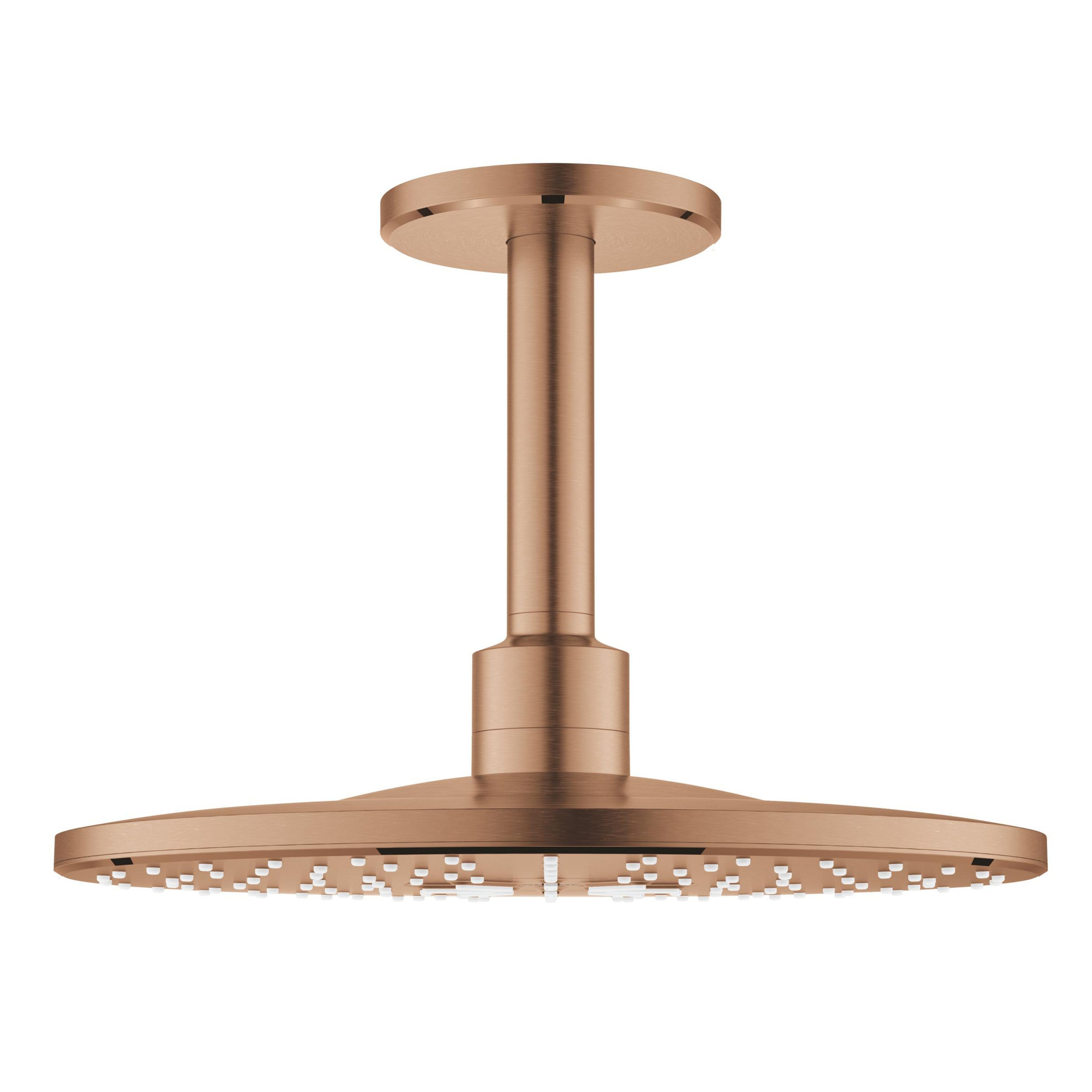 Grohe Rainshower hlavová sprchá s ramenem 31x31 cm kulatý Brushed Warm Sunset 26477DL0