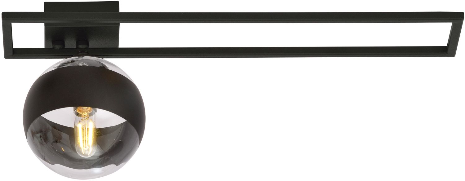 Emibig Imago Stripe stropní světlo 1x10 W černá-průhledná 1132/1C