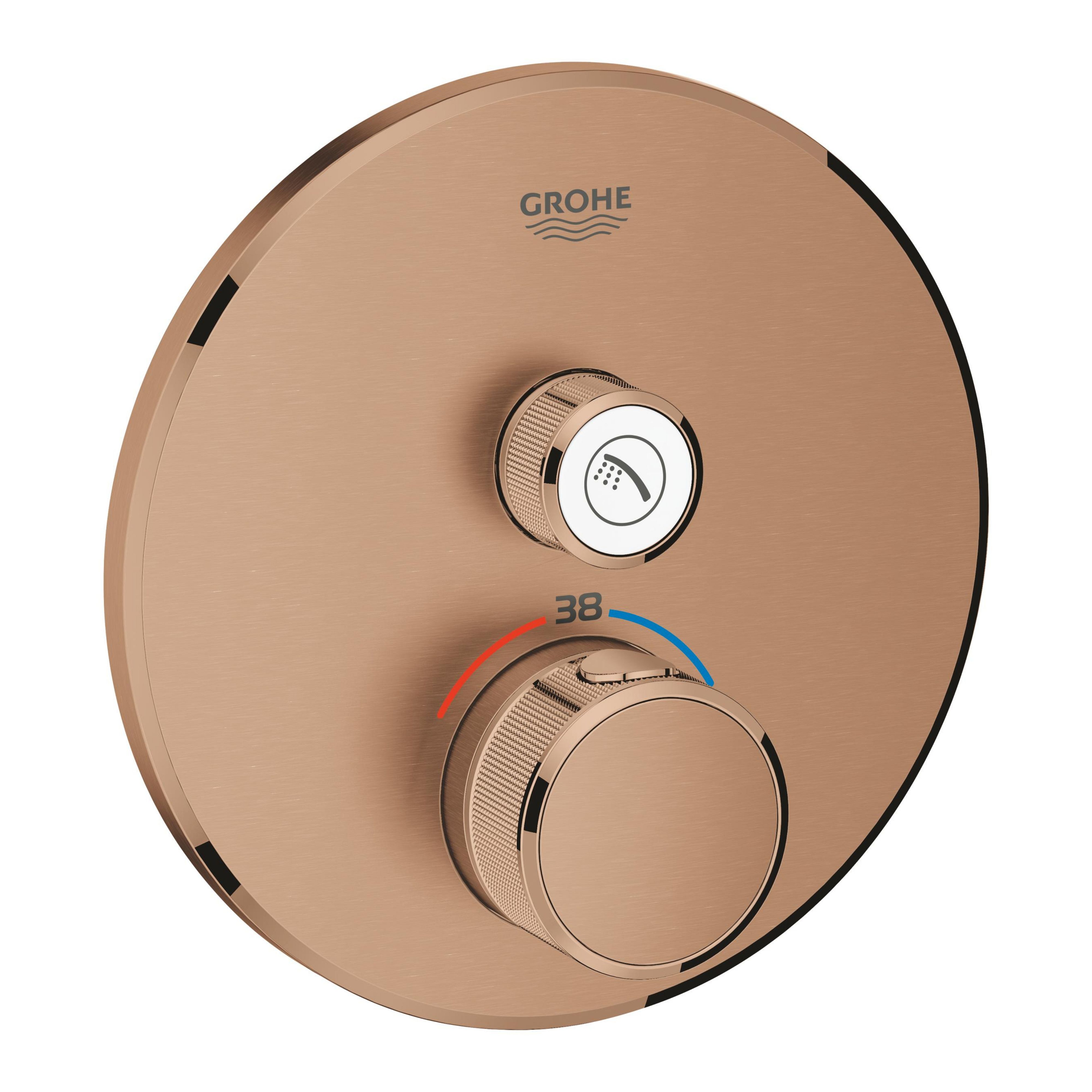 Grohe Grohtherm SmartControl sprchová baterie pod omítku s termostatem Brushed Warm Sunset 29118DL0