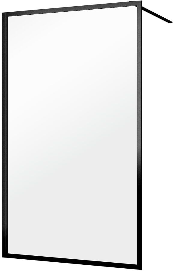 Sealskin Contour sprchová zástěna walk-in 120 cm černá matný/průhledné sklo CDA31186195100