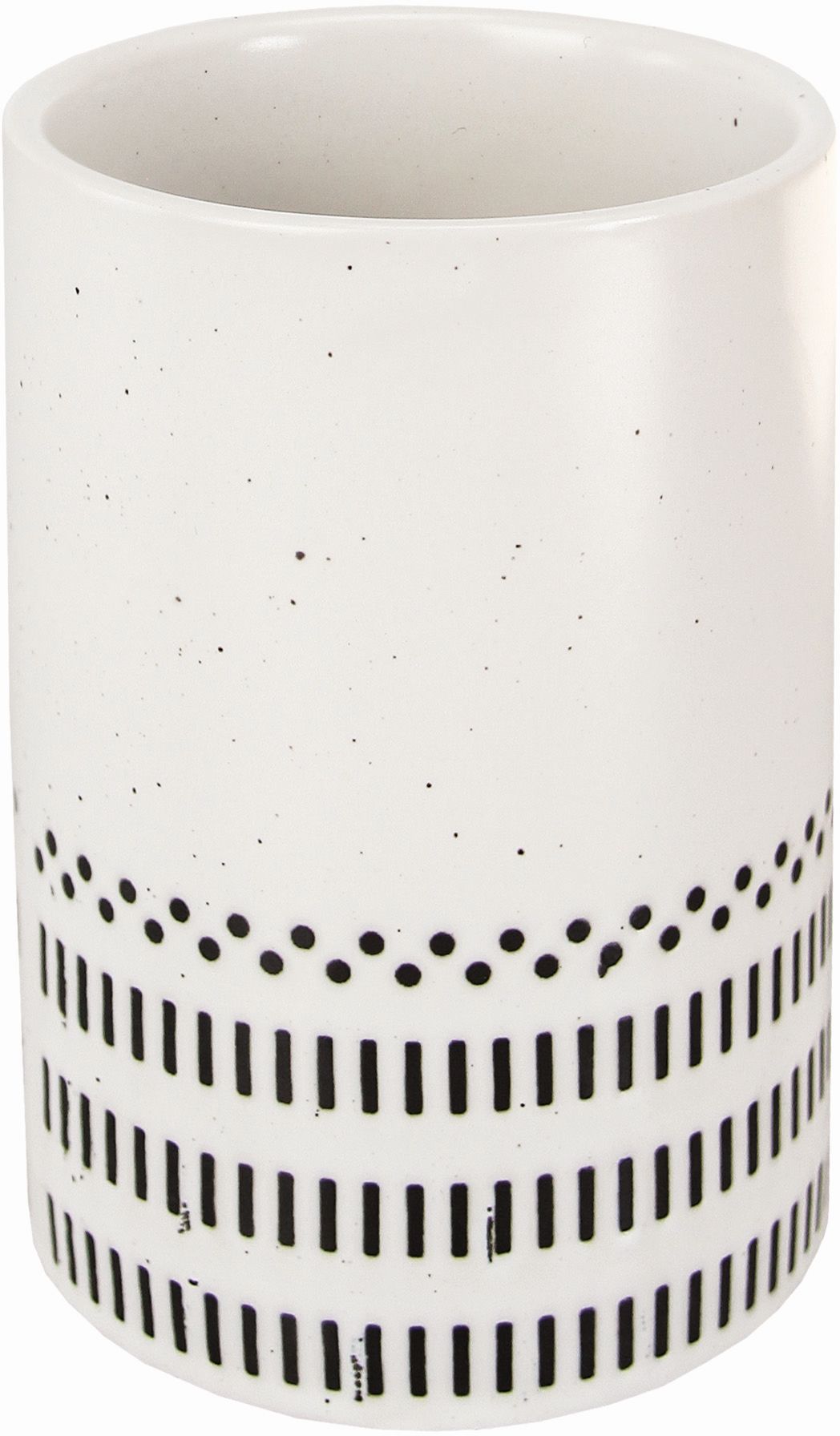 Kleine Wolke Alva kelímek na kartáčky bílá-černá 8095185852