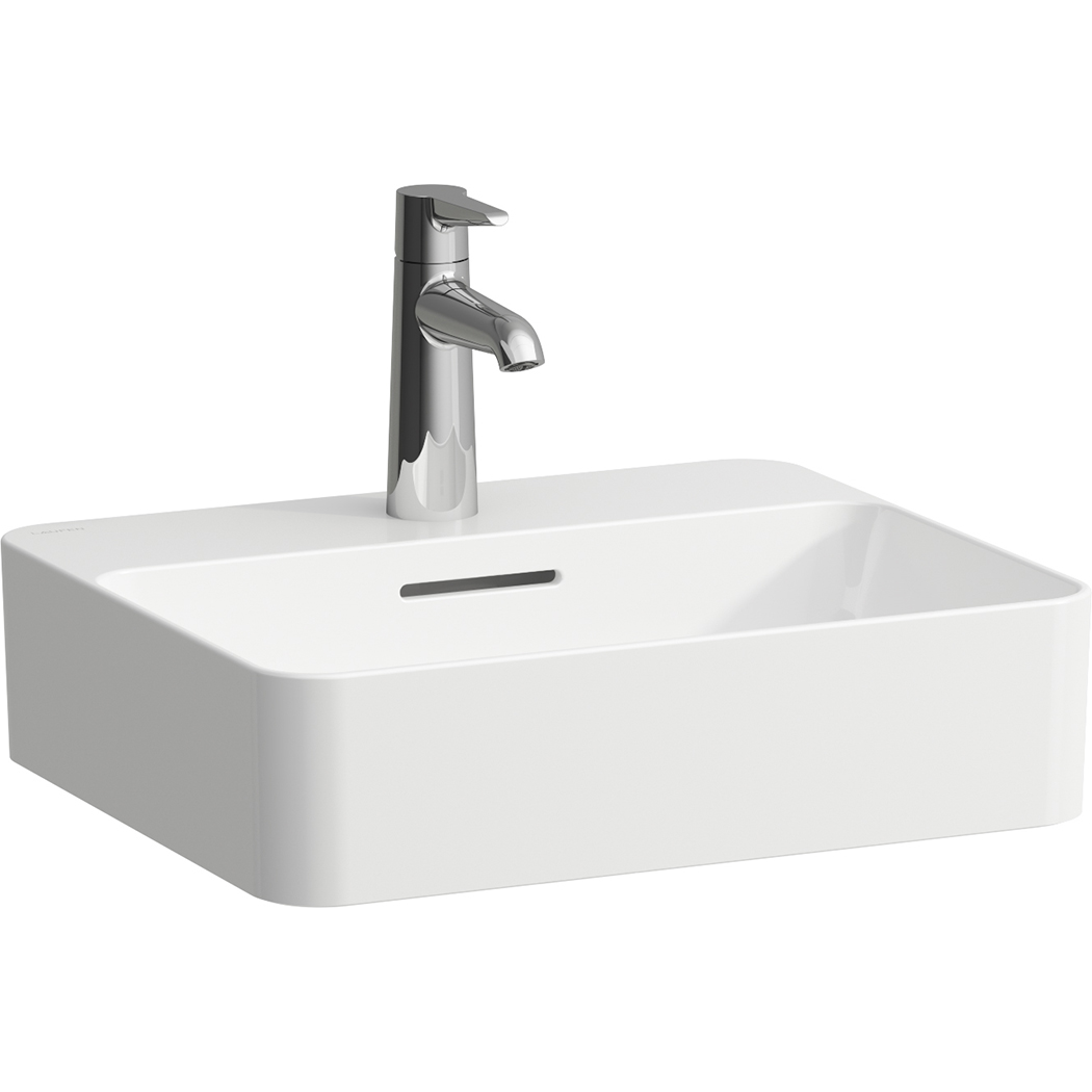 Laufen Val umyvadlo 45x38 cm obdélníkový na pult bílá matný H8122807571041