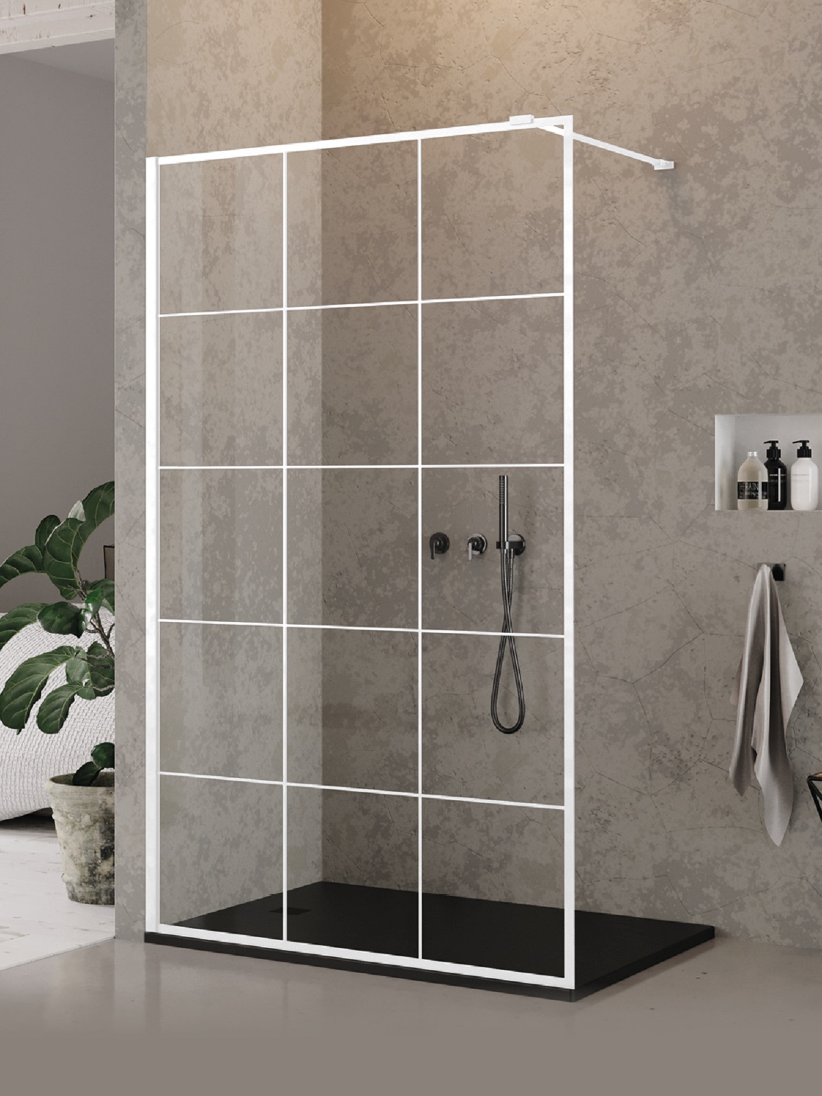 New Trendy New Modus White sprchová zástěna walk-in 120 cm EXK-2216