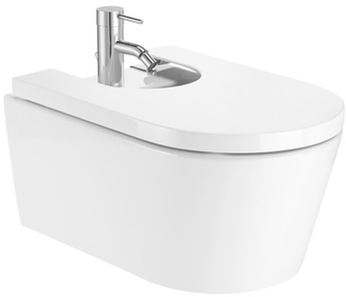 Set bidet Roca Inspira A357525000, bidetové prkénko Roca Inspira A80652200B