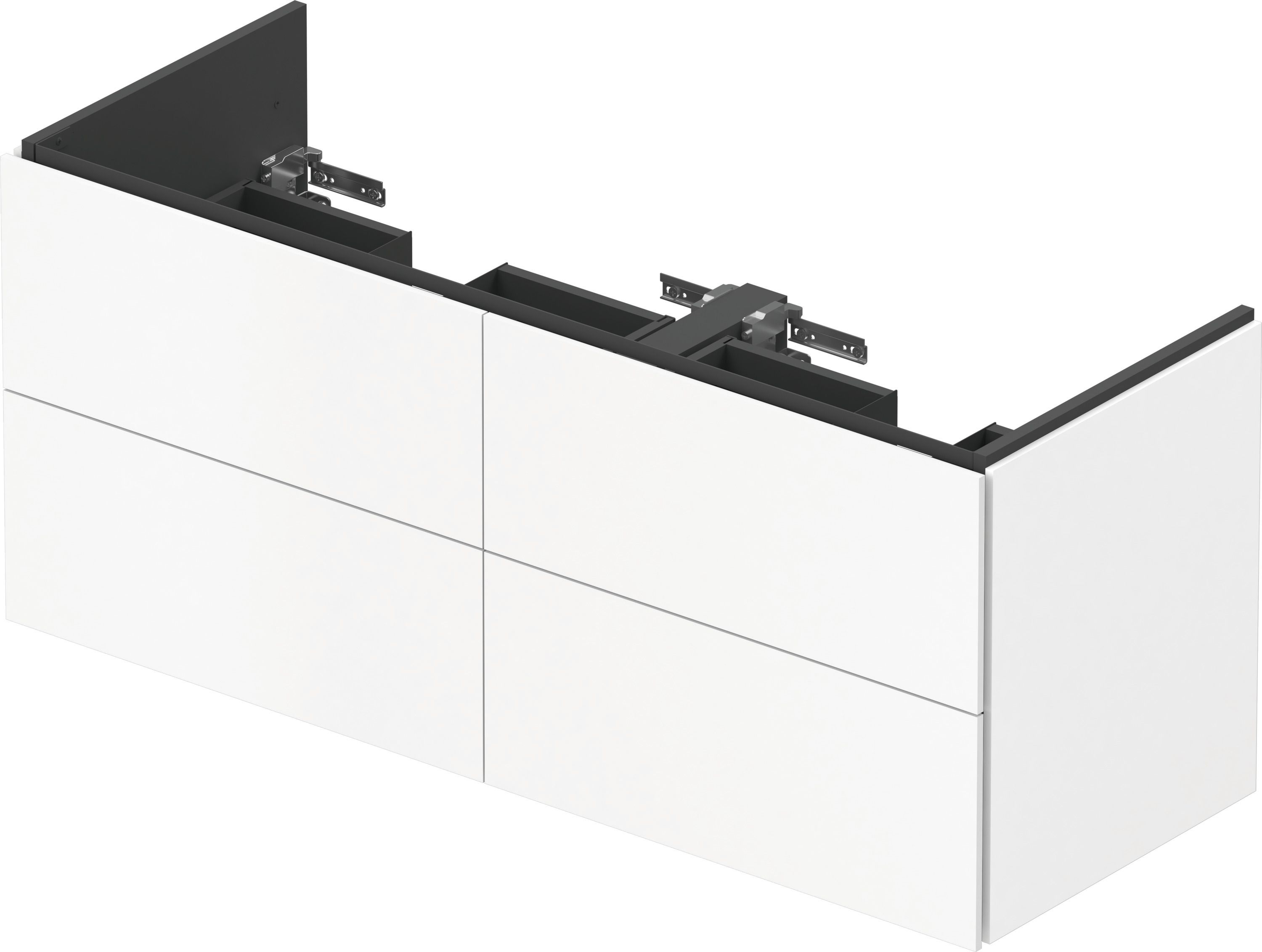 Duravit L-Cube skříňka 129x48.1x55 cm pod umyvadlo závěsná bílá LC625901818