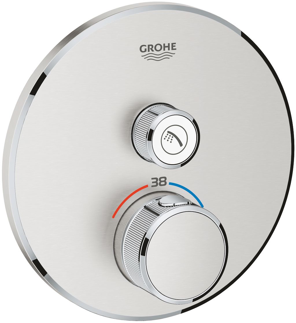 Grohe Grohtherm SmartControl sprchová baterie pod omítku ano SuperSteel 29118DC0