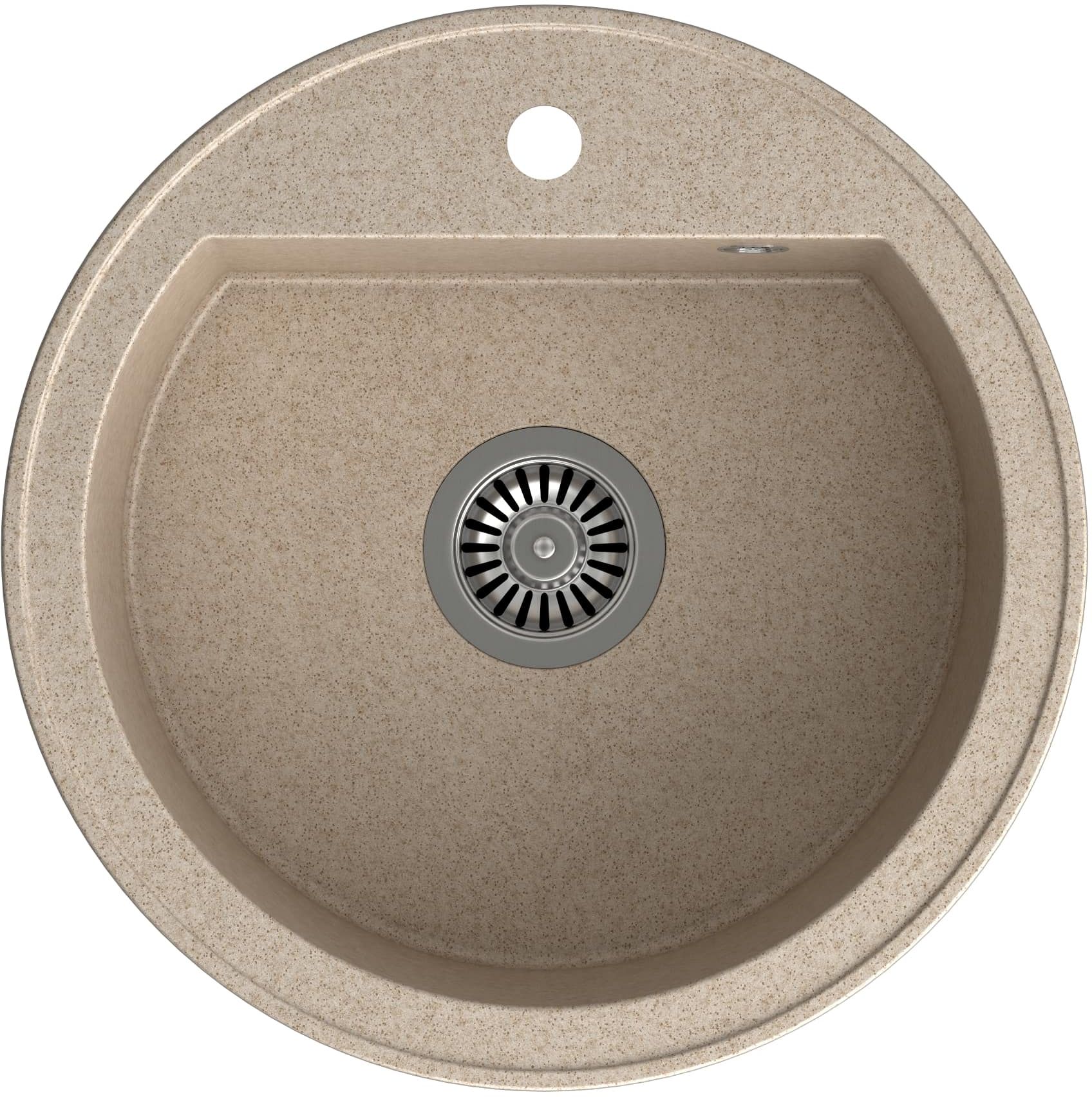 Quadron Johnny dřez graniteq 51x51 cm béžová HCQC5151BEZK