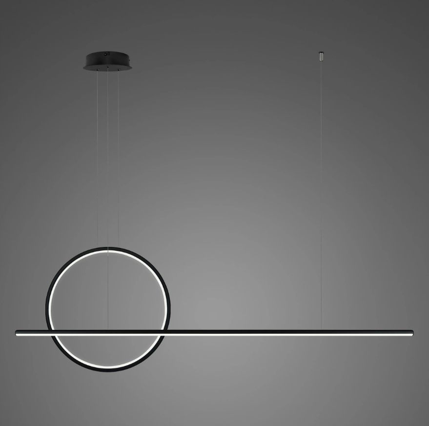 Altavola Design Linea závěsné svítidlo 2x30 W černá LA087/PX143_40_4k_30W_black