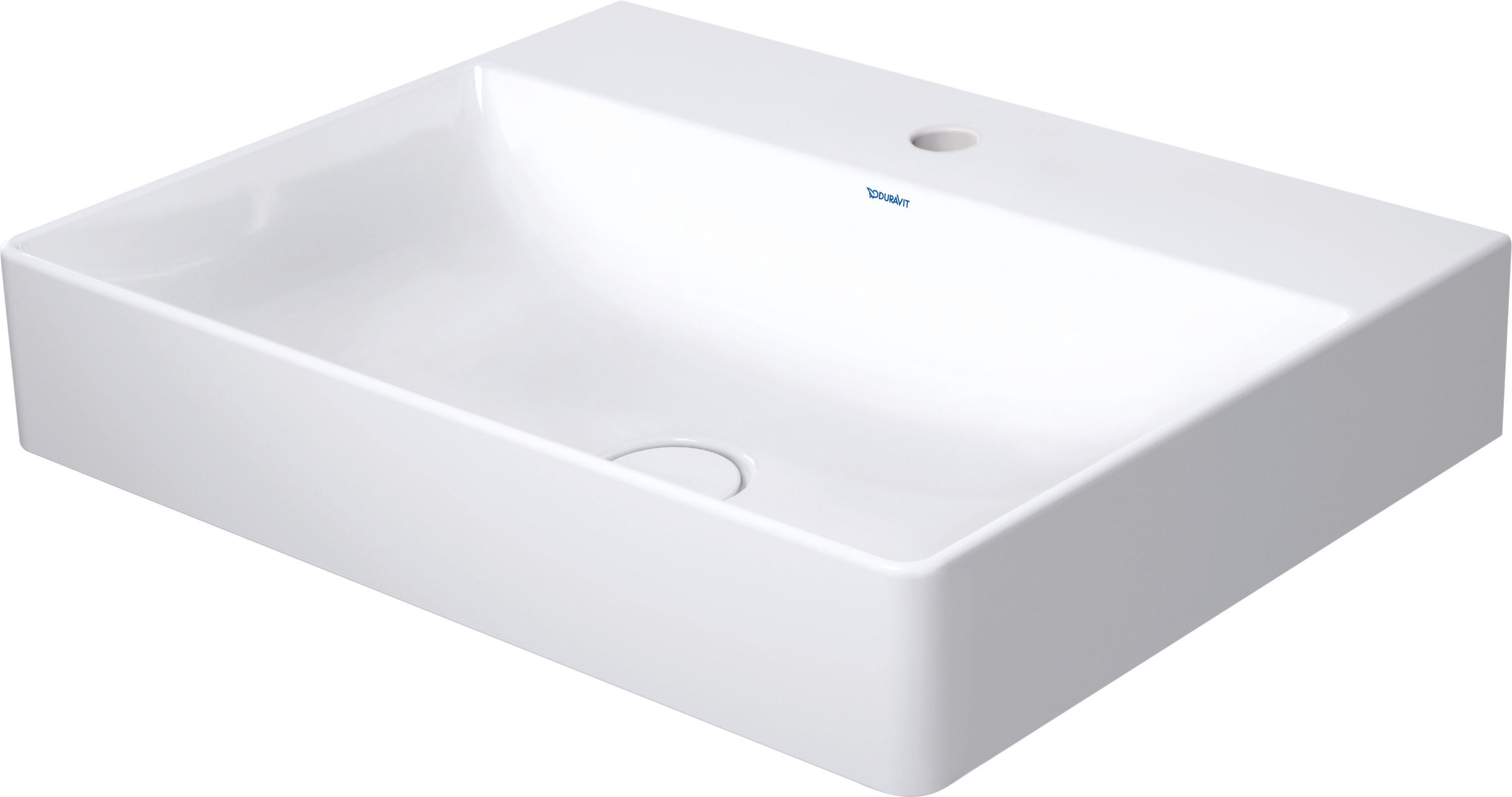 Duravit DuraSquare umyvadlo 60x47 cm obdélníkový klasický-nábytkový bílá 2353600079