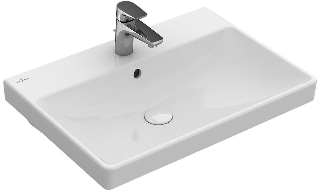 Villeroy & Boch Avento umyvadlo 60x47 cm obdélníkový klasický-nábytkový bílá 415860RW