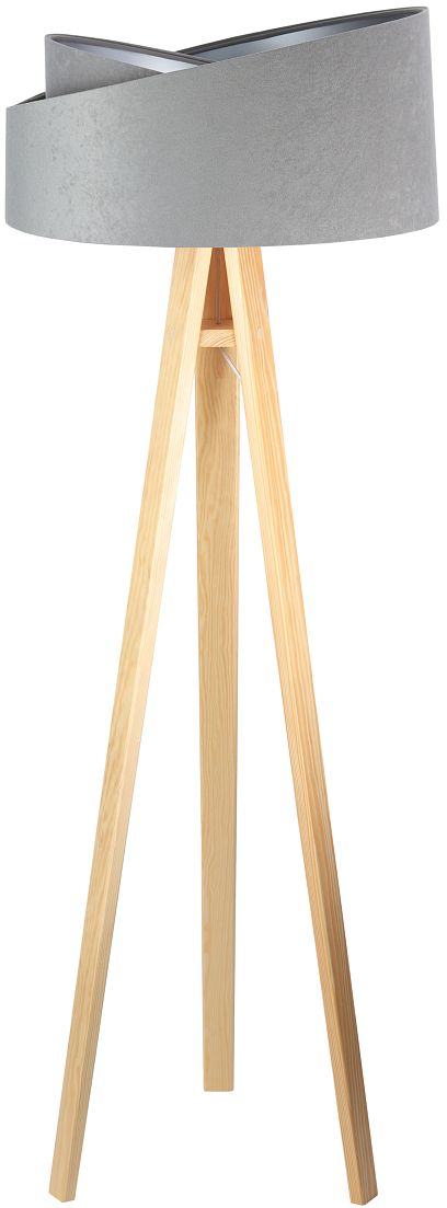 BPS Koncept Galaxy stojací lampa 1x60 W šedá-stříbrná 060P-013