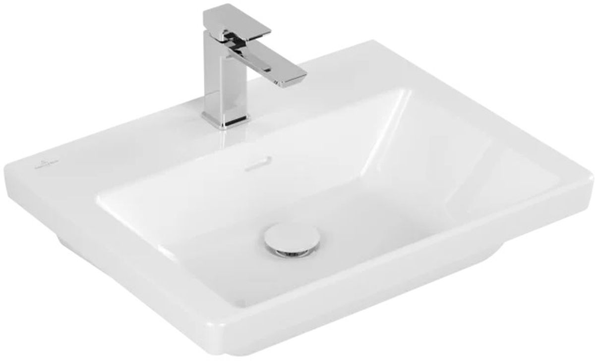 Villeroy & Boch Subway 3.0 umyvadlo 60x47 cm obdélníkový nábytkový bílá 4A706F01