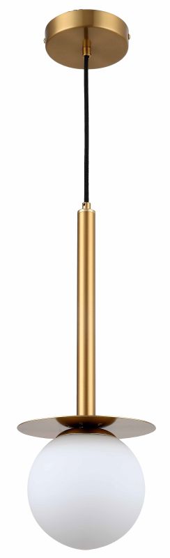 Light Prestige Roma závěsné svítidlo 1x40 W bílá-zlatá LP-1345/1PGD