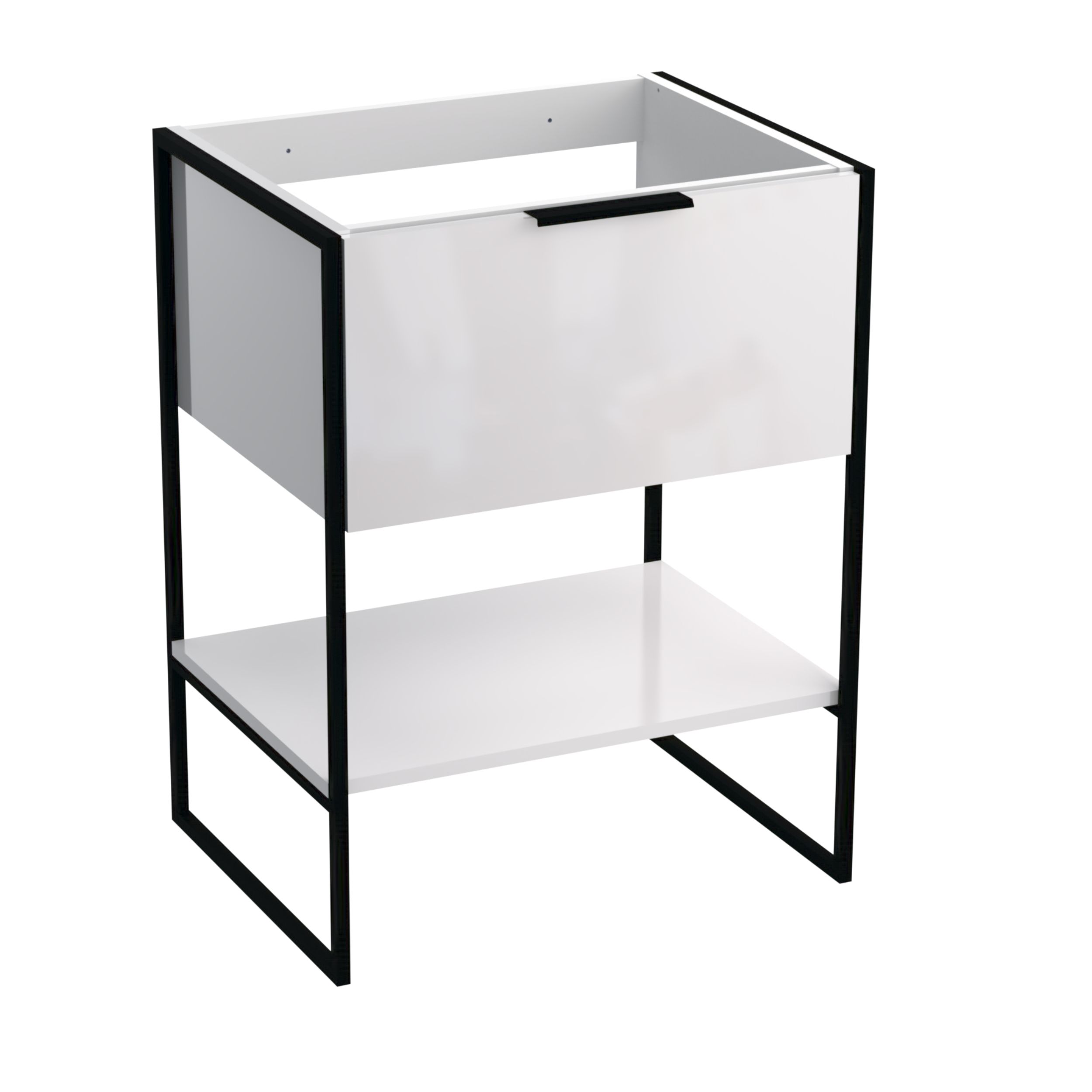 Strama Kobe skříňka 59.5x46x78 cm pod umyvadlo stojící bílá 13.100.00