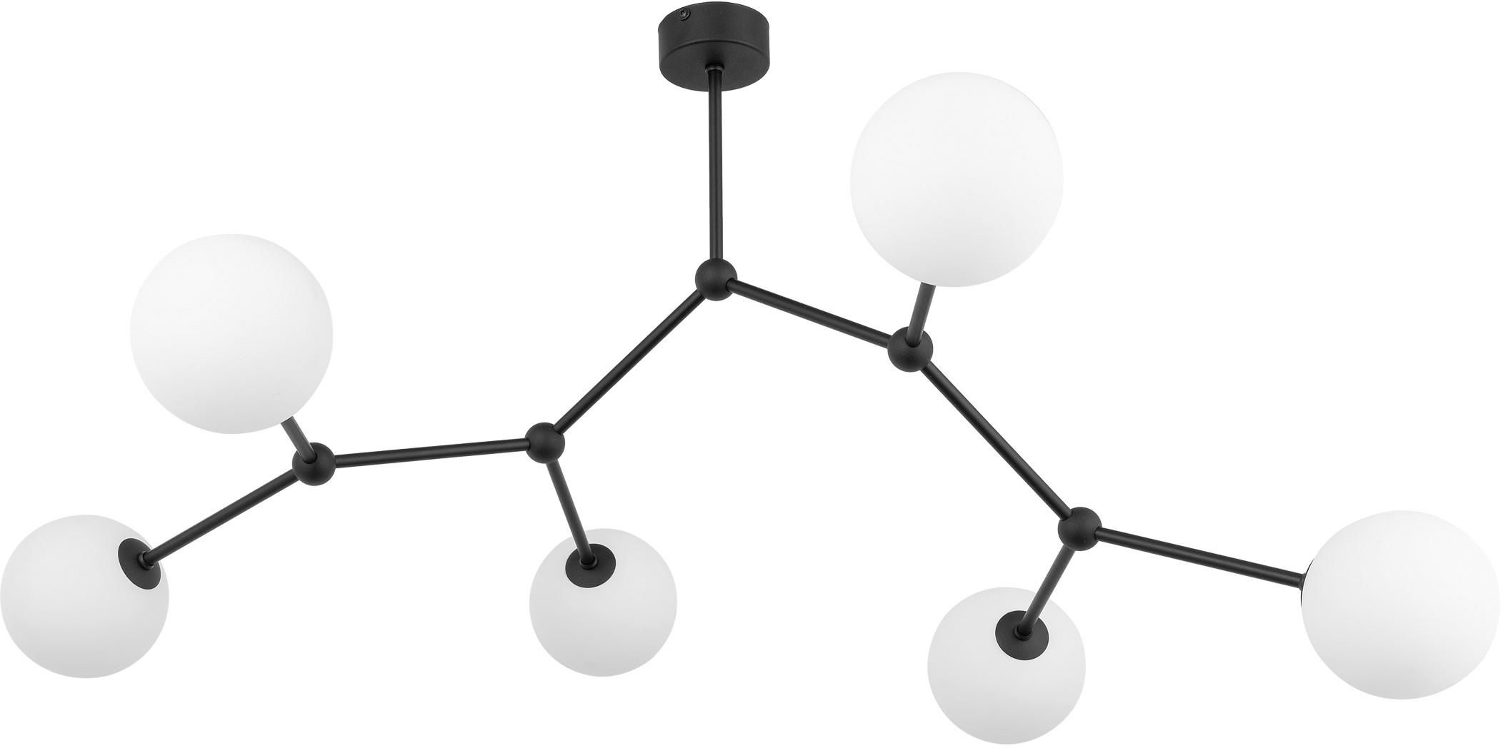 TK Lighting Fairy stropní světlo 6x6 W bílá-černá 4856