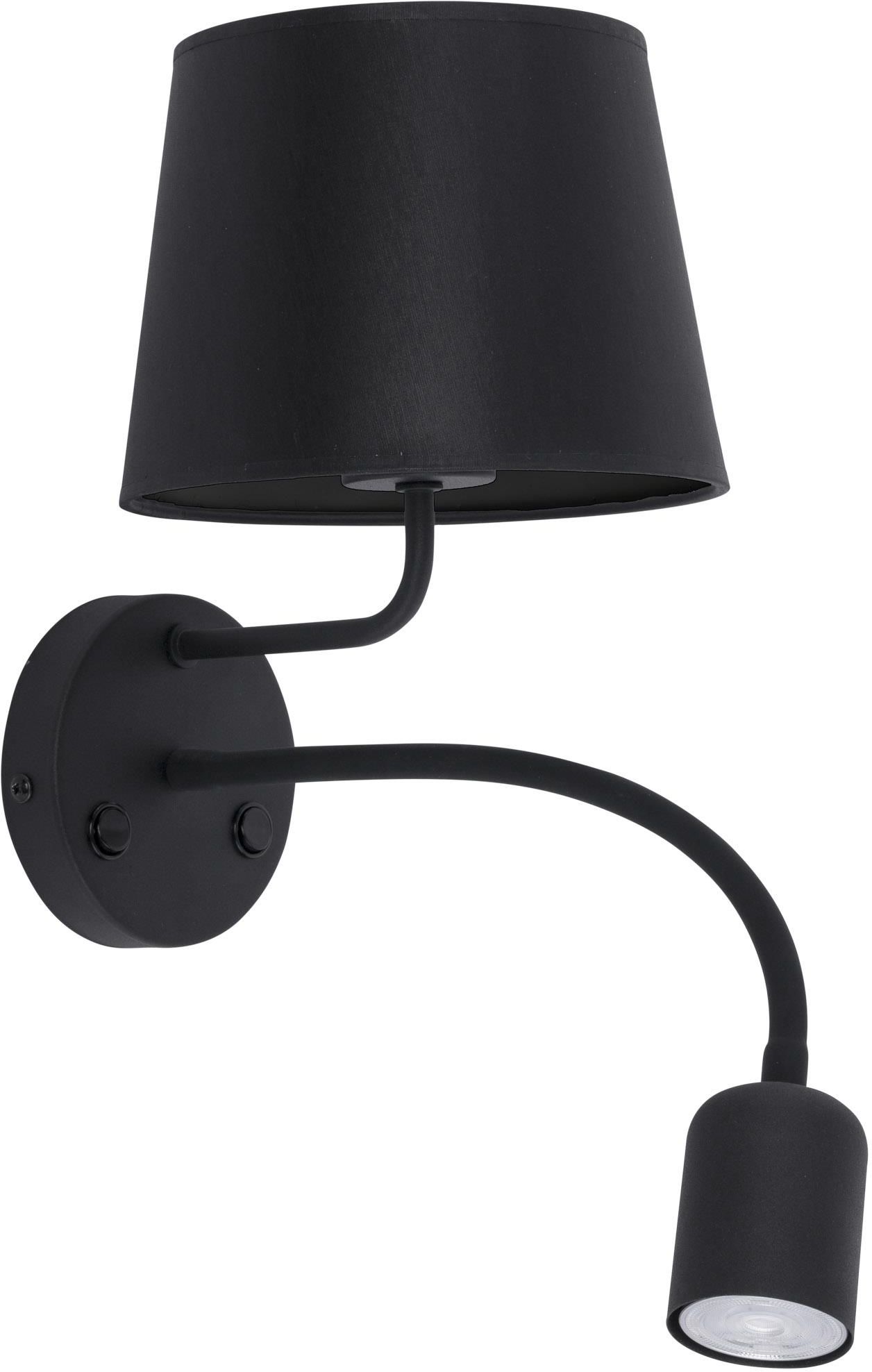 TK Lighting Maja nástěnné svítidlo 2x W černá 2537