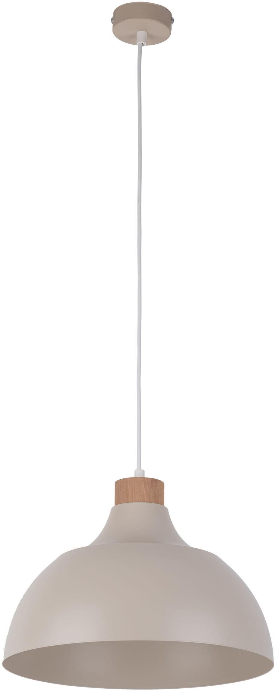 TK Lighting Cap závěsné svítidlo 1x15 W dřevo-béžová 5664