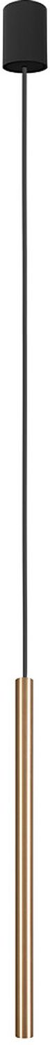 Nowodvorski Lighting Laser závěsné svítidlo 1x10 W černá-mosaz 8798