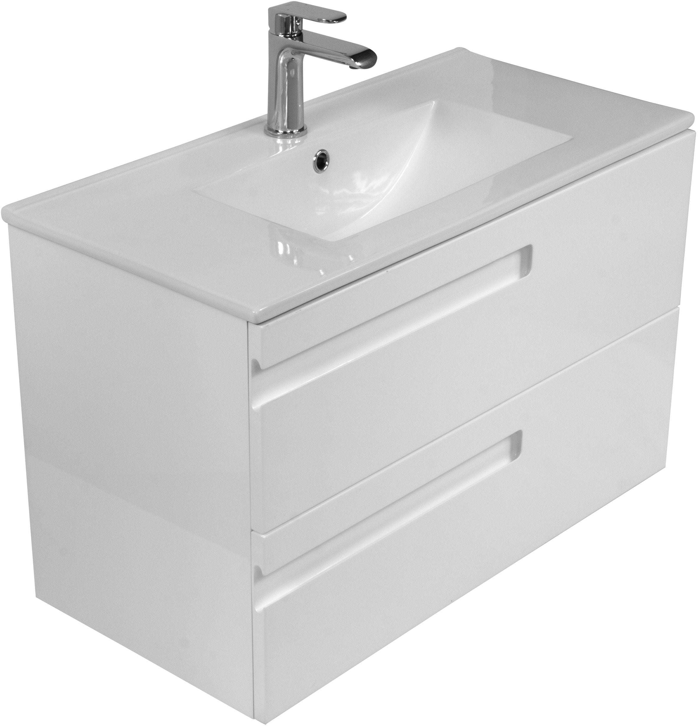 Sada skříňka z koupelnové sady LaVita Floryda 5908211488127, umyvadlo LaVita Floryda 5908211485034