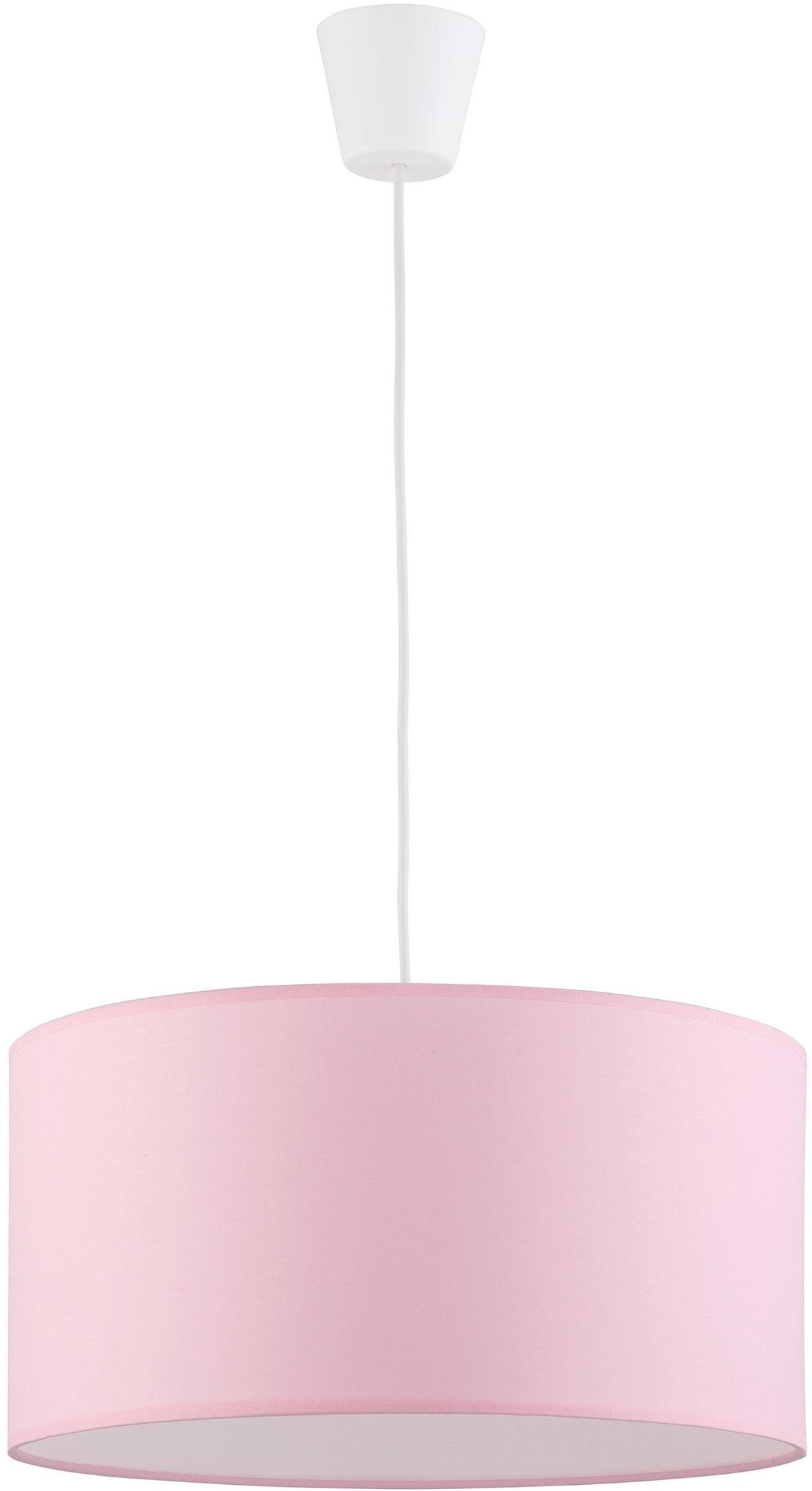 TK Lighting Rondo závěsné svítidlo 1x15 W bílá-růžová 3231