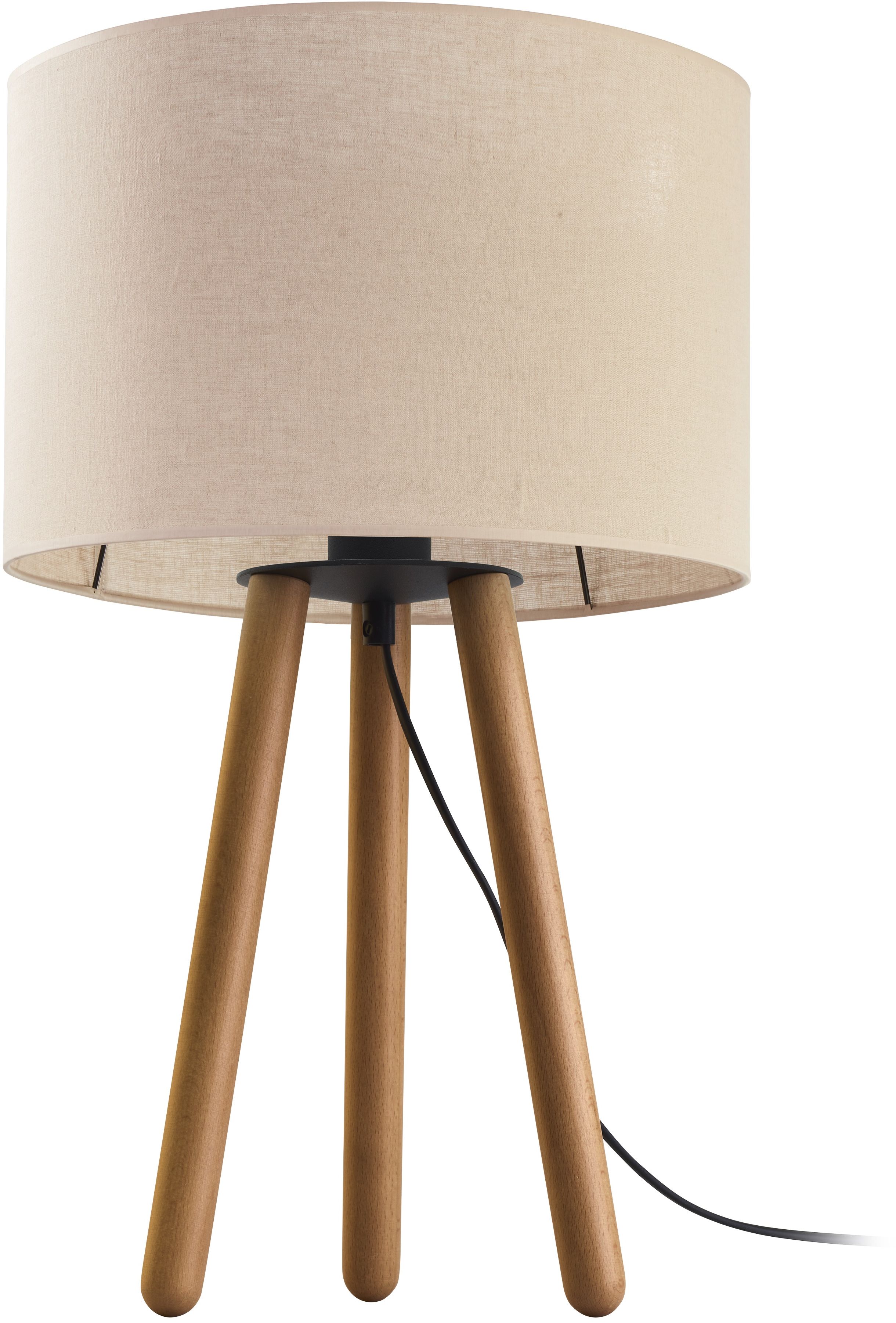 TK Lighting Tokyo stolní lampa 1x15 W dřevo-béžová 5291