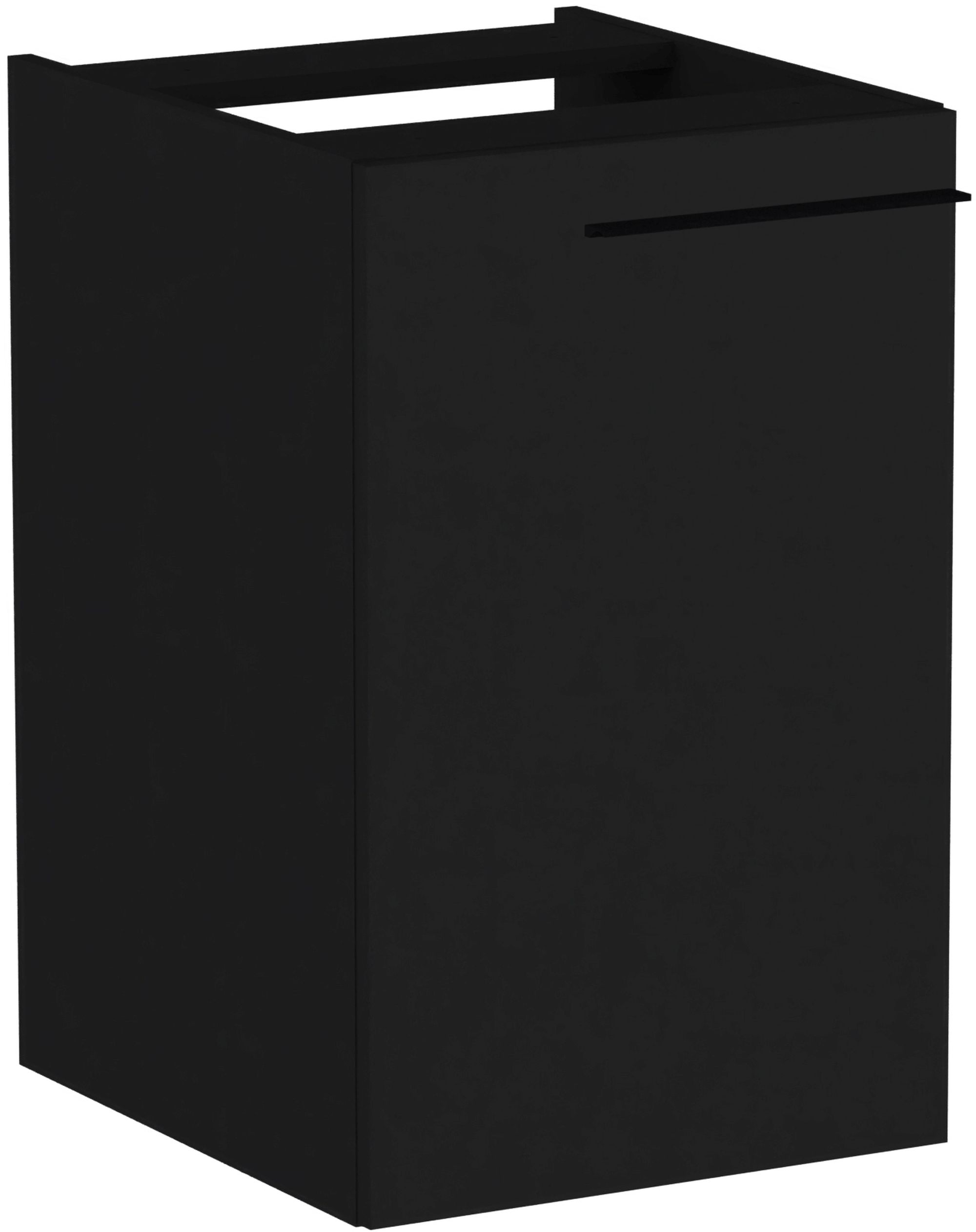 Roca Ella skříňka 40x44.6x63.5 cm boční závěsná černá A857774532