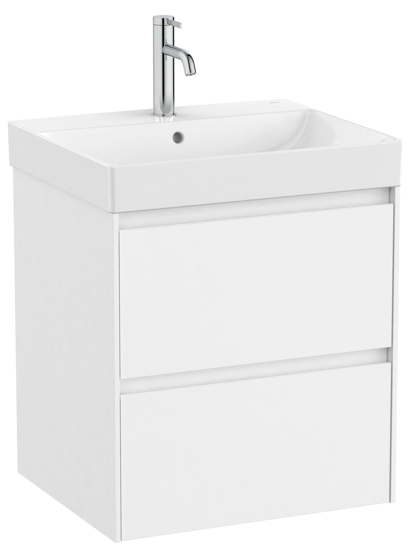 Roca Ona umyvadla se skříňkou 55 cm bílá A851687509