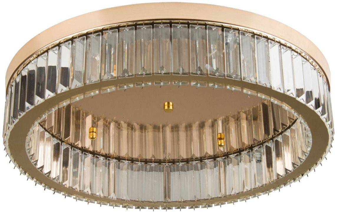 Abigali Glamour nástěnné svítidlo 1x30 W průhledná-zlatá GLAMOUR-50CM