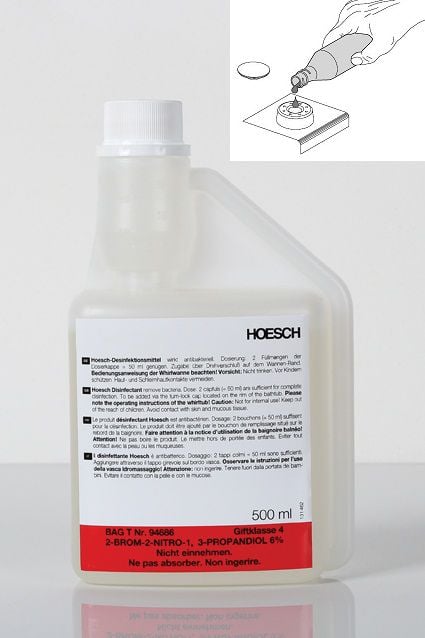 Hoesch čistič van, sprchových vaniček a kabin 500 ml 6923