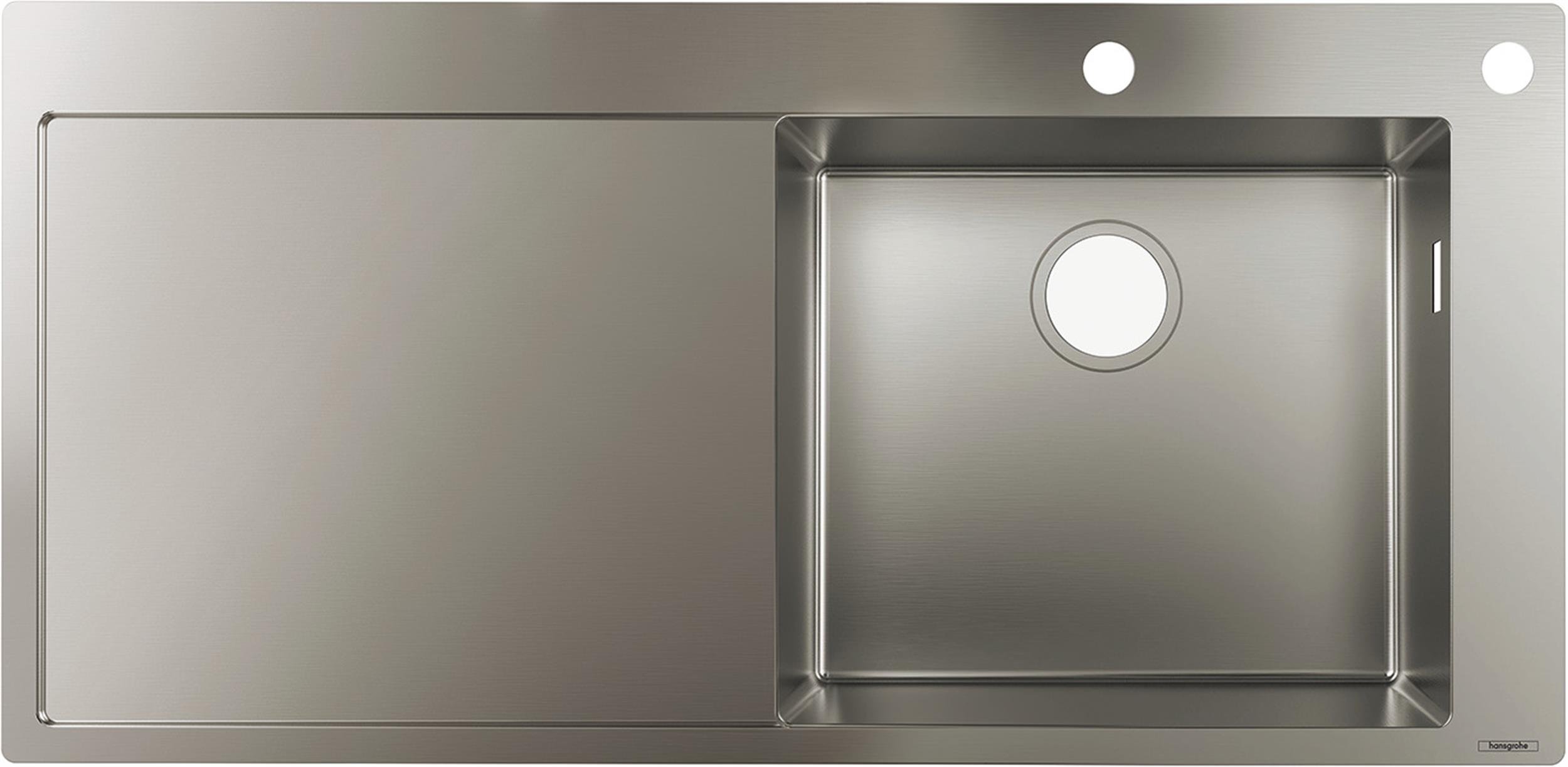 Hansgrohe S 71 ocelový dřez 104.5x51 cm 43307800