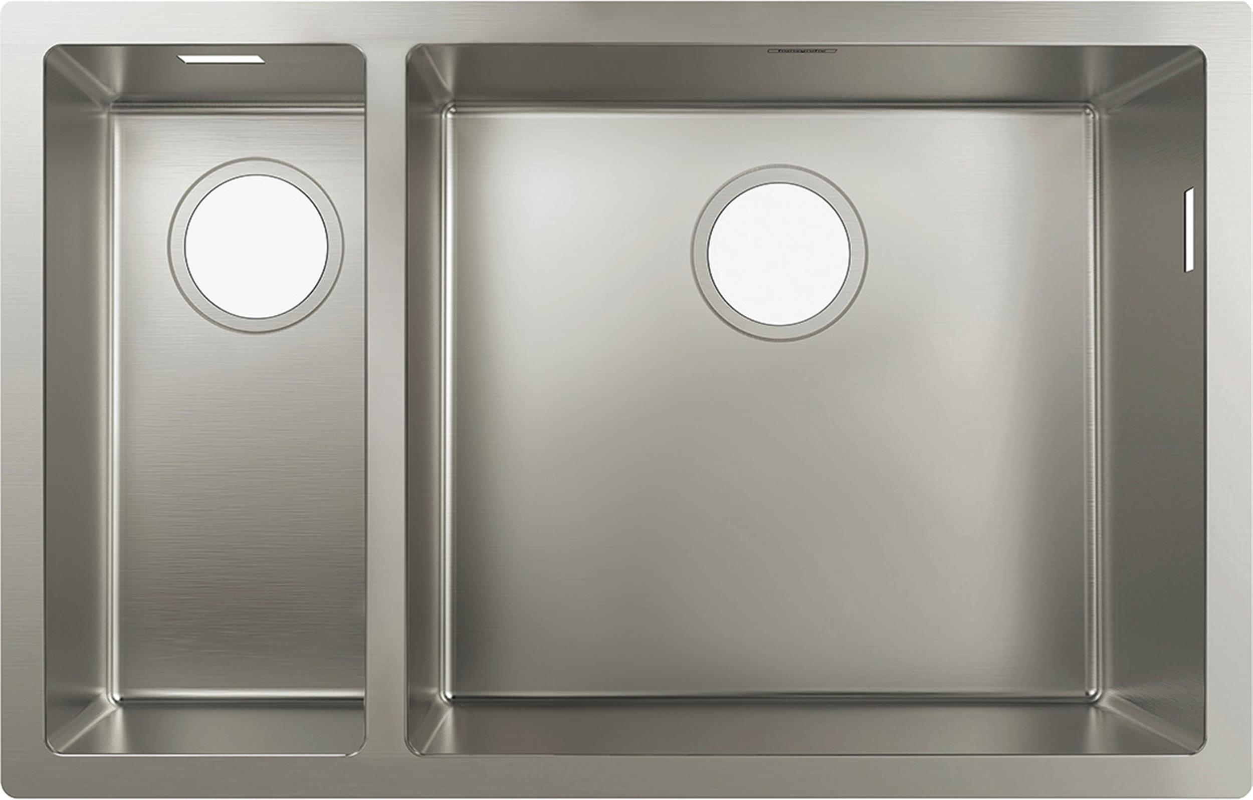 Hansgrohe S 71 ocelový dřez 65.8x40 cm 43429800